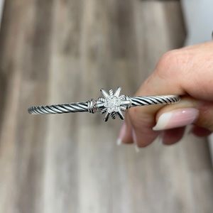 David Yurman 3mm Starburst Diamond Bracelet